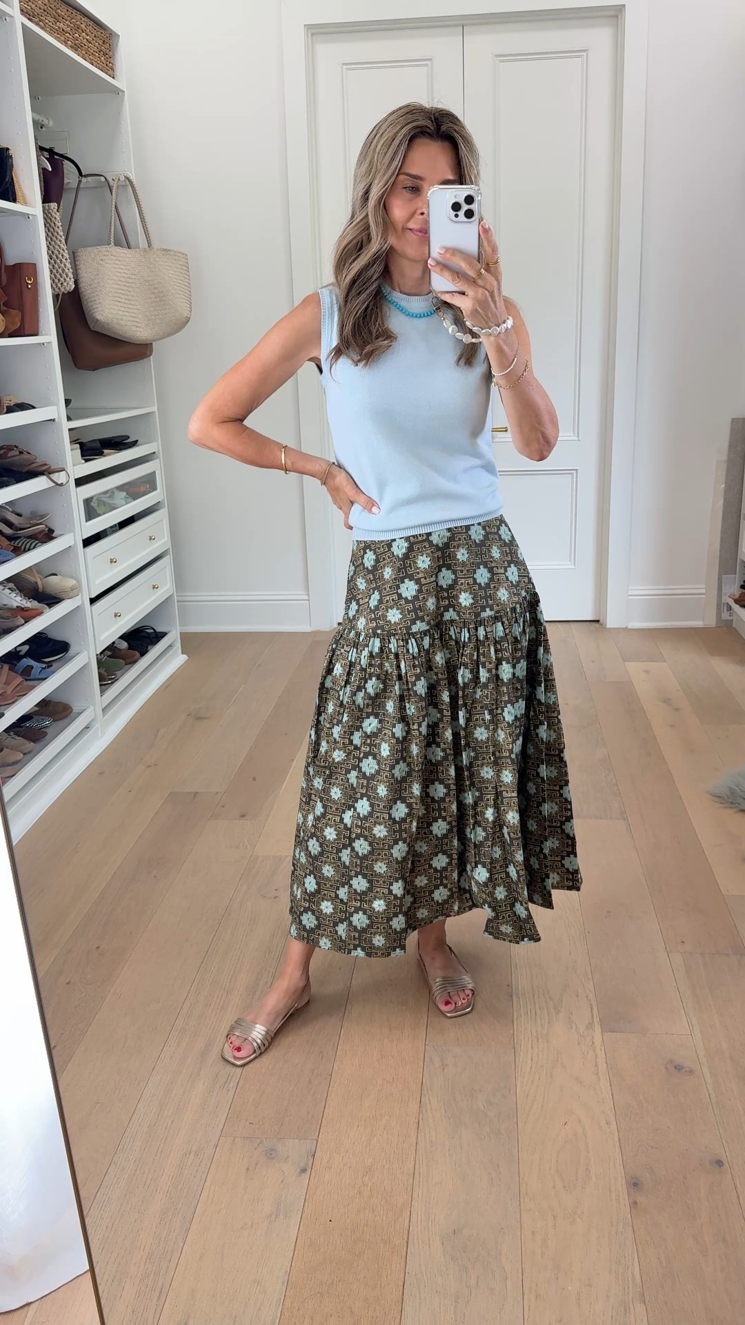 -Julia Amory new circle skirt
-Julia Amory tippi top in Gracie blue

#LTKOver40 #LTKTravel #LTKStyleTip