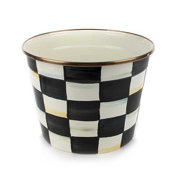 Courtly Check Enamel Mum Pot | MacKenzie-Childs