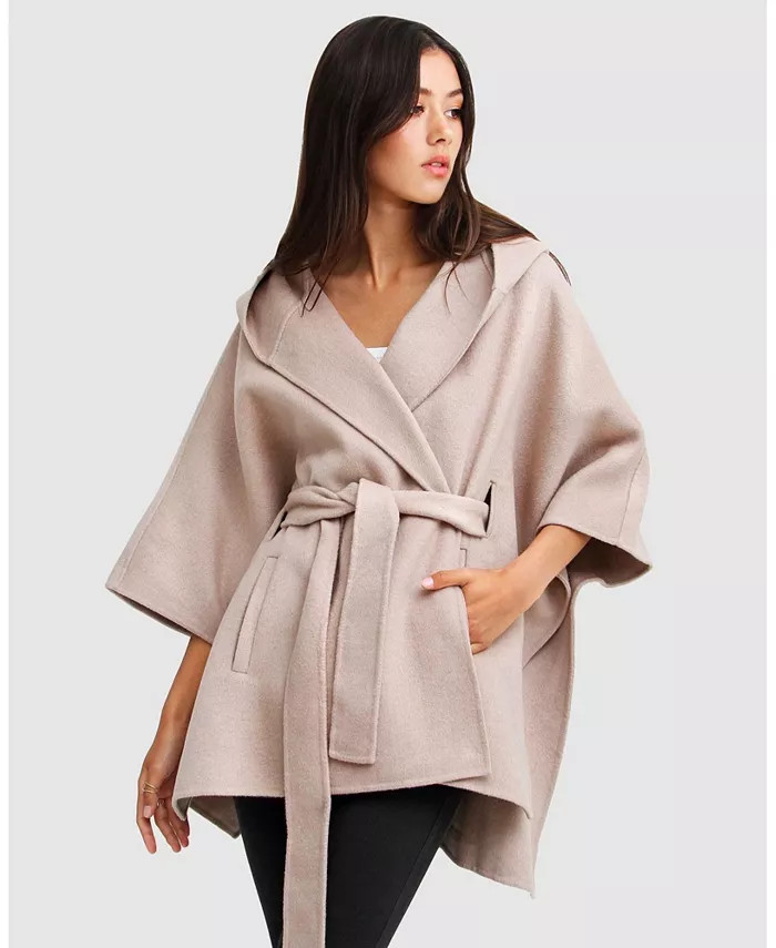 Women's Women Jackson Landing Wool Blend Cape Coat | Macy's