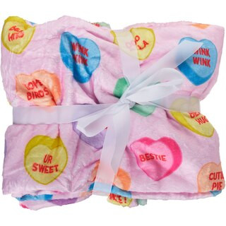 Sweethearts® The Original! Microfleece Blanket, Pink, 50 x 60 in | CVS Health