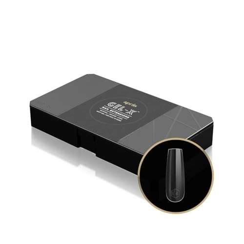 Apres Gel-X Natural Square Long Box of Nail Tips, 500pcs, 10 Sizes 0-9, Soft Gel Tip Box | Amazon (US)