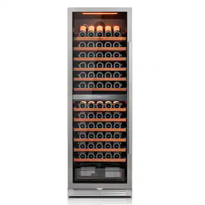 Ca'Lefort - 24inch 155-Bottle Dual Zone Wine Cooler Refrigerator Freestanding/Built-In ，3-Color... | Best Buy U.S.