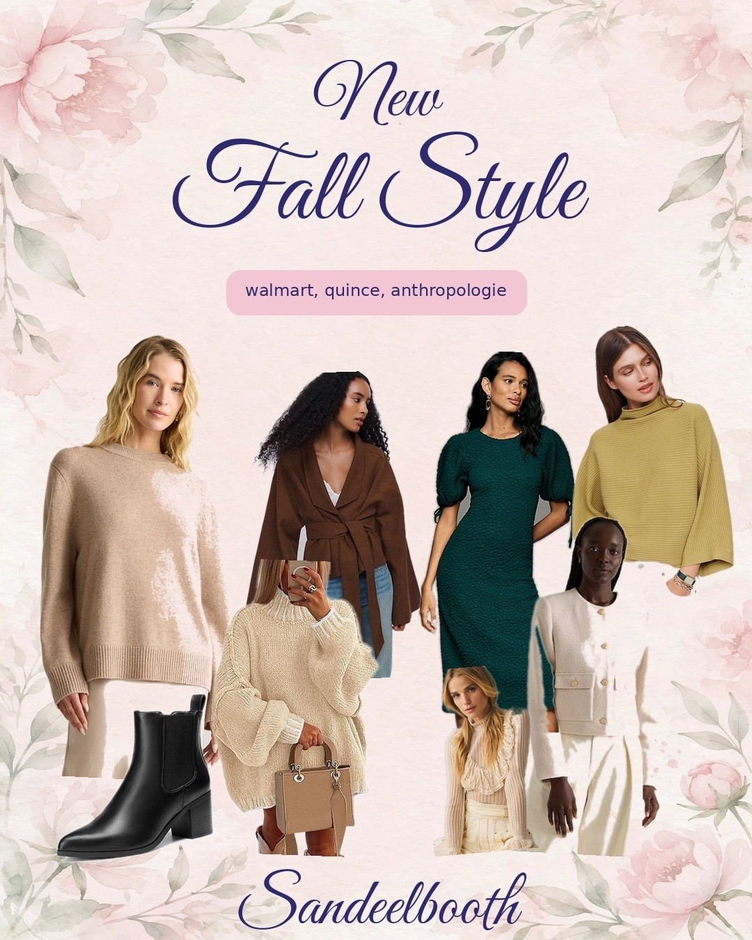 Sweater weather is officially a personality trait. 🍂 Cozy knits, a faux suede jacket that looks way richer than it acts, and boots made for stomping through pumpkin patches. Featuring: Quince cashmere crewneck ($82), Anthropologie mock neck sweater ($128), Siempre faux suede dolman jacket ($158), Walmart chunky knit ($39.99) + Chelsea boots ($39.99). Fall, I'm ready for you. 🖤✨

#LTKootd #LTKMidsize #LTKWorkwear