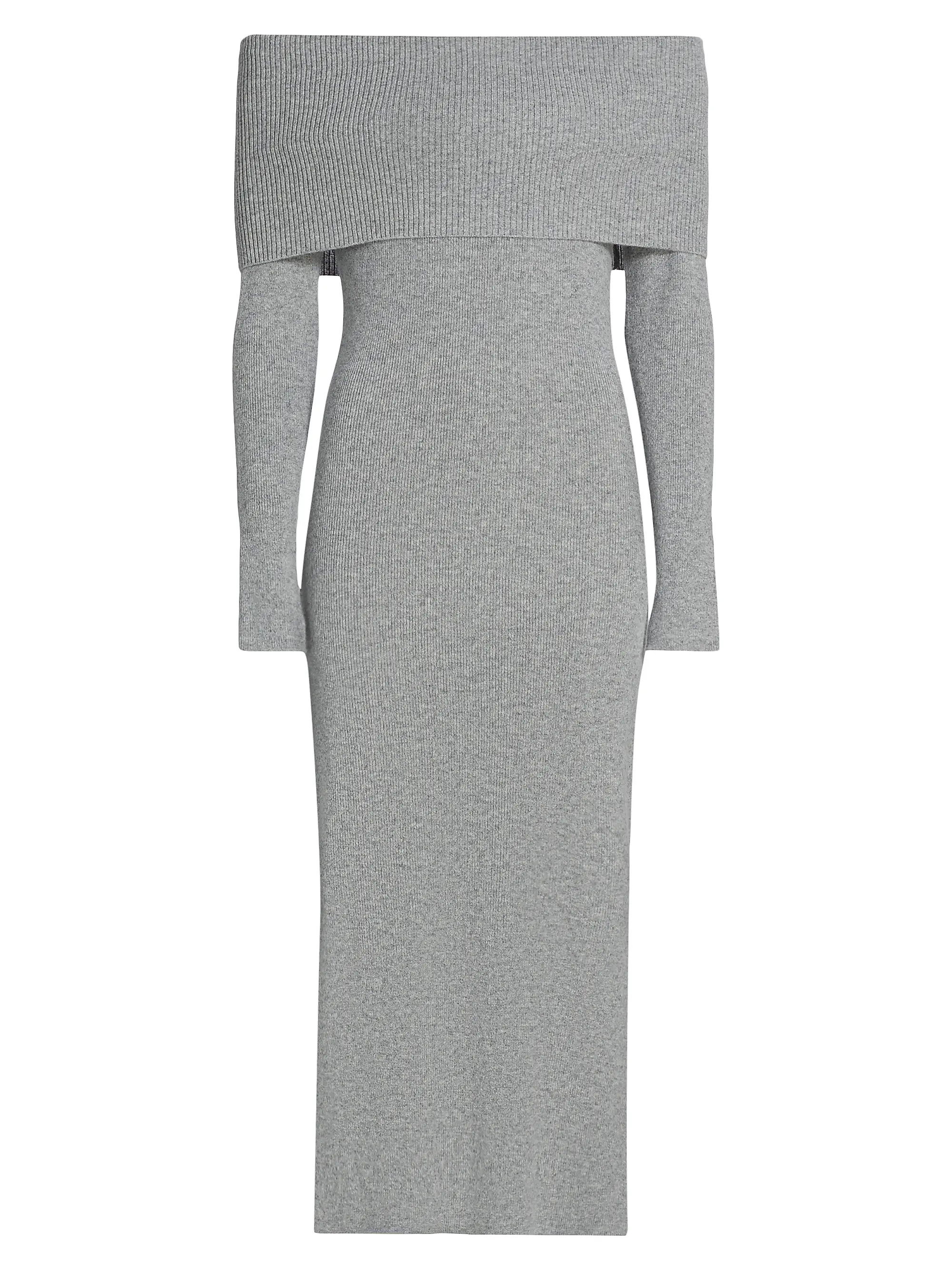 Ribbed Cashmere Midi-Dress | Saks Fifth Avenue