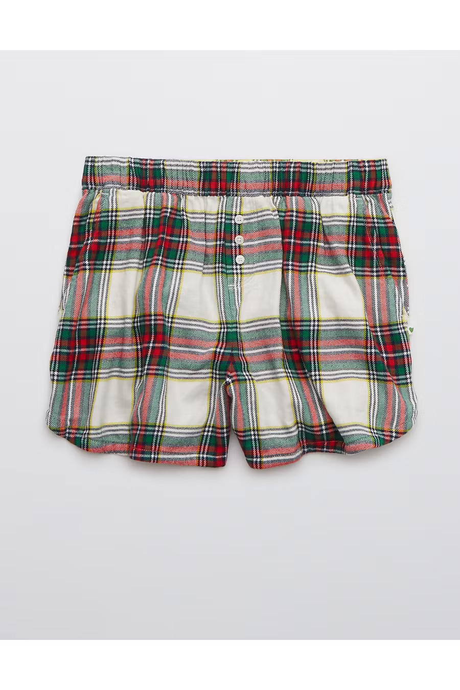Aerie Flannel High Waisted Boyfriend Boxer | American Eagle Outfitters (US & CA)