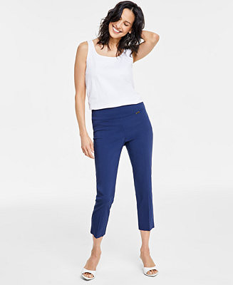 Women's Tummy-Control Pull-On Capri Pants, Created for Macy's | Macy's