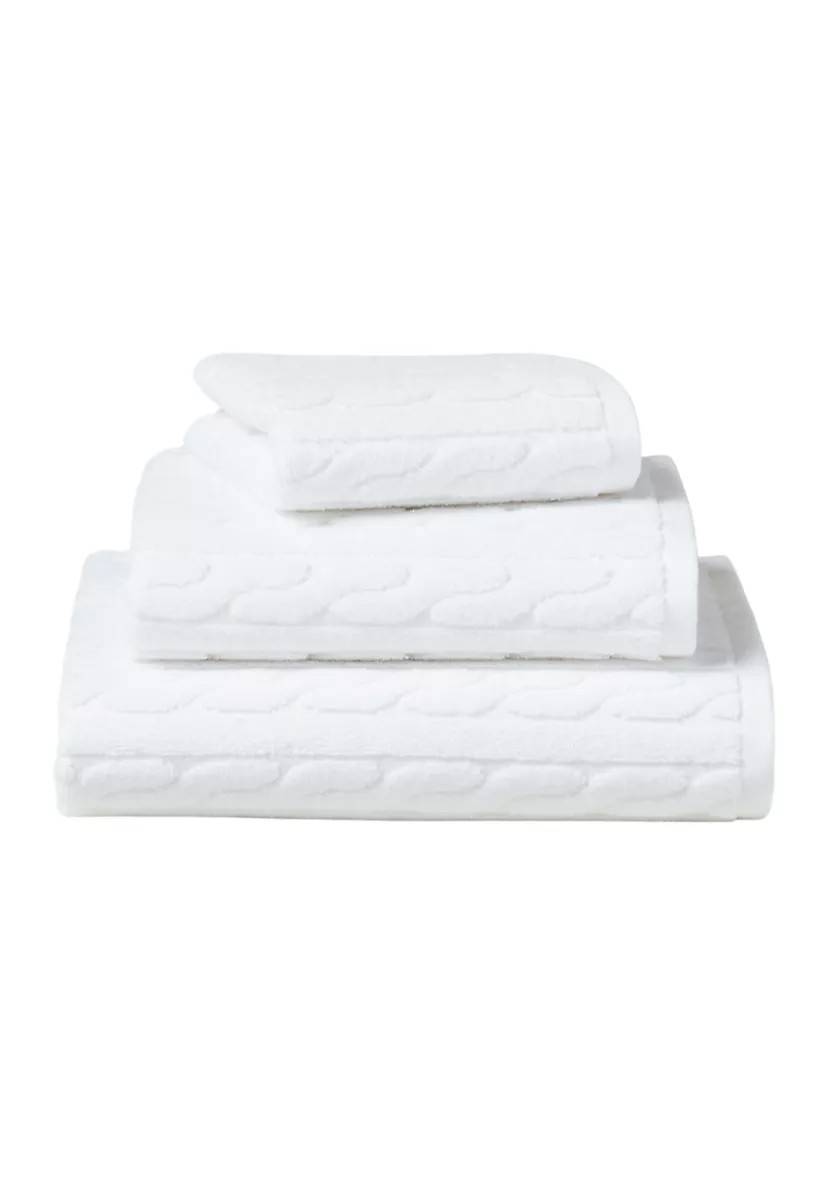 Sanders Cable Bath Towels | Belk