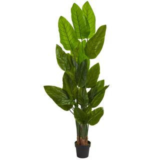 6Ft Potted Canna Artificial Tree By Nearly Natural in Green | Michaels® | Michaels Stores