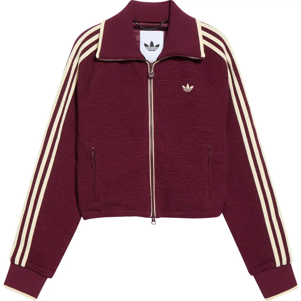 adidas Originals Firebird Track Jacket in Maroon/vivid Red at Nordstrom, Size Large | Nordstrom