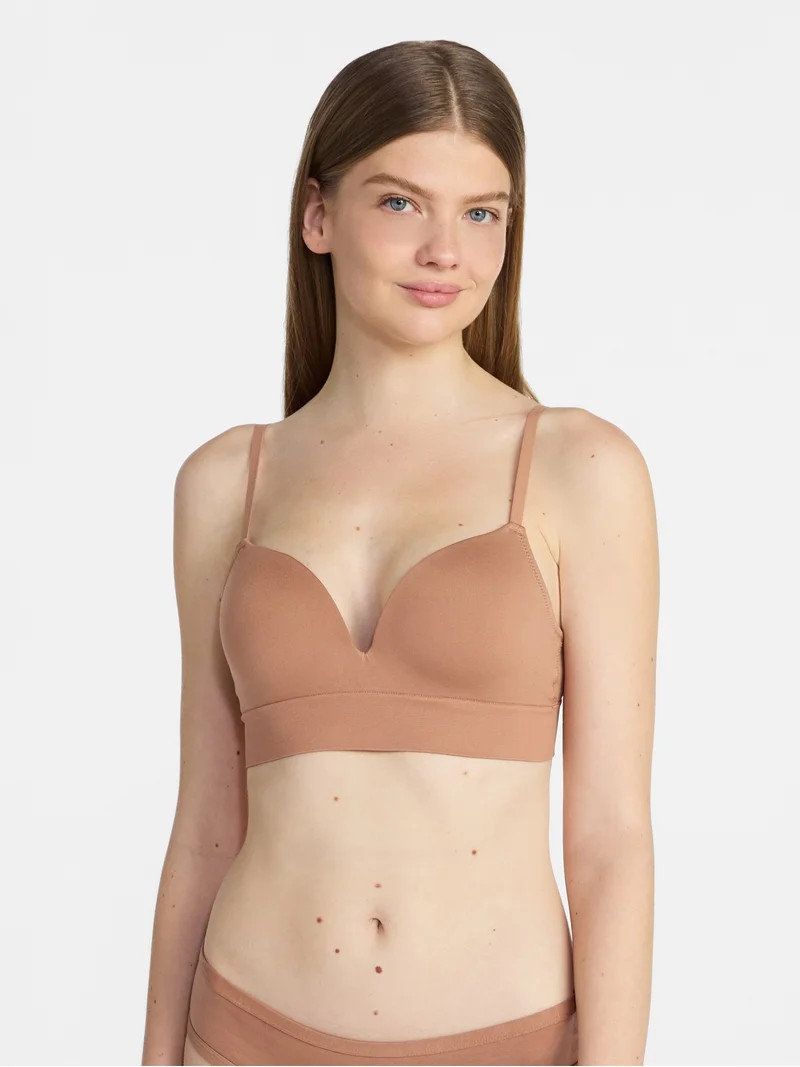 No Boundaries Women's Seamless Wirefree Bra, Sizes XS-XXXL | Walmart (US)