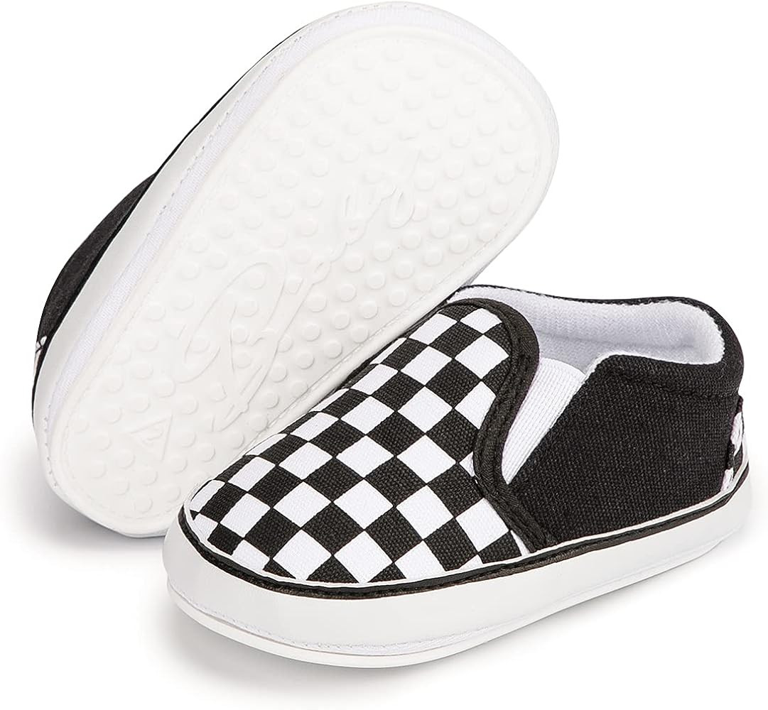 Aploxphy Baby Boys Girls Canvas Casual Sneakers Soft Sole Newborn Ankle Infant Flat Lazy Loafers ... | Amazon (US)