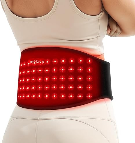 Comfytemp 5000mAh Portable Red Light Therapy Belt for Body, FSA HSA Eligible Near Infrared Light ... | Amazon (US)