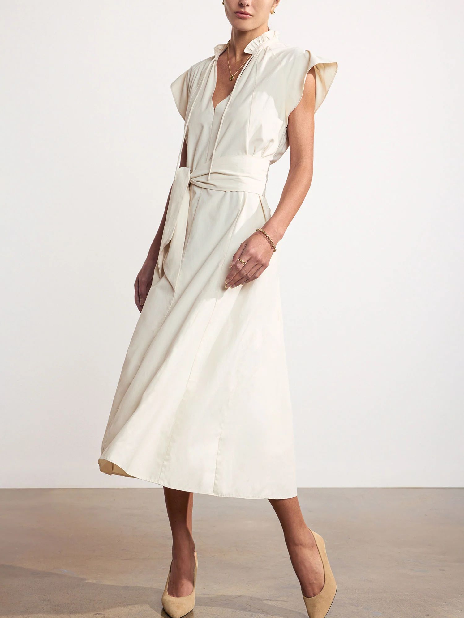 Brochu Walker | Women's Newport Midi Dress in Calico | Brochu Walker