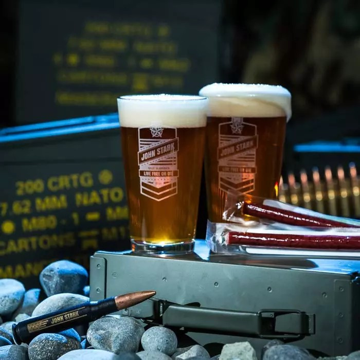 Personalized Pint Set Ammo Can | Man Crates