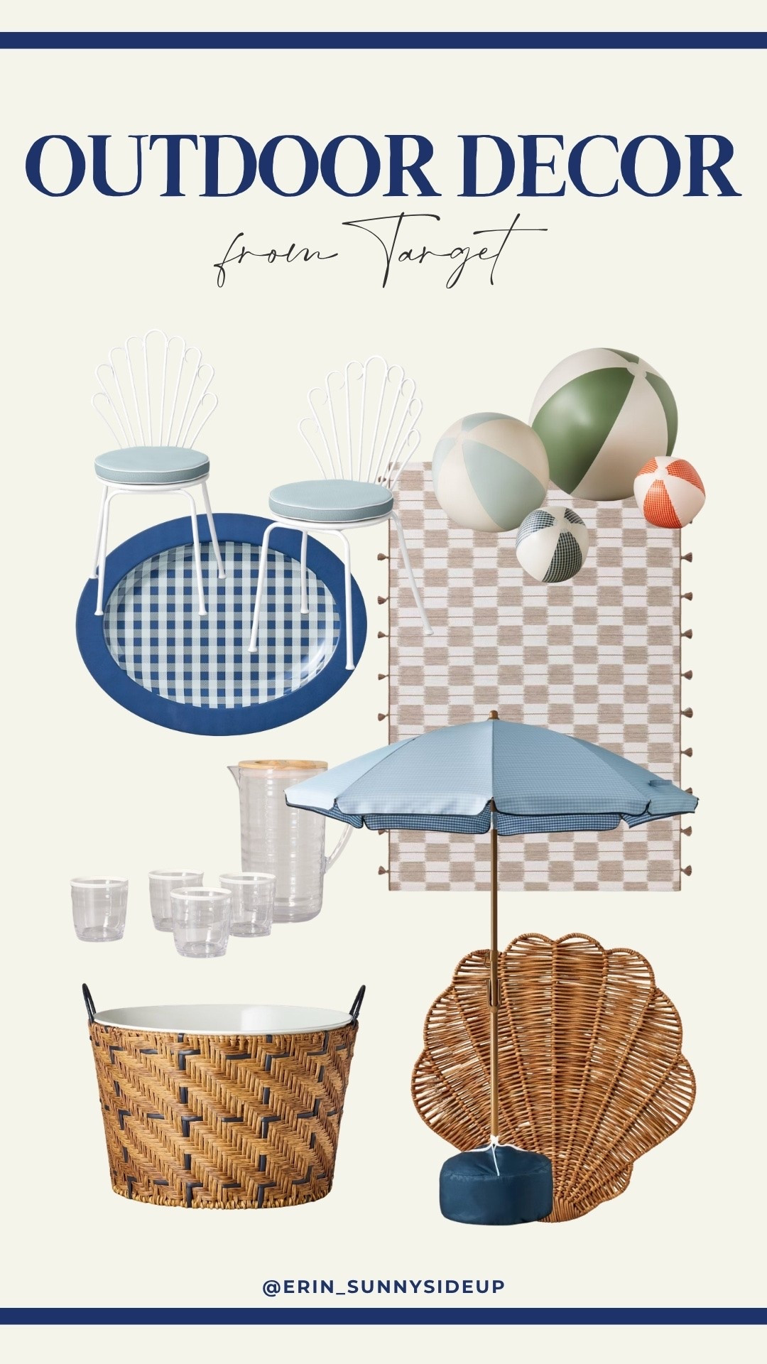 Outdoor summer decor from Target! 🩵

#LTKSeasonal #LTKHome