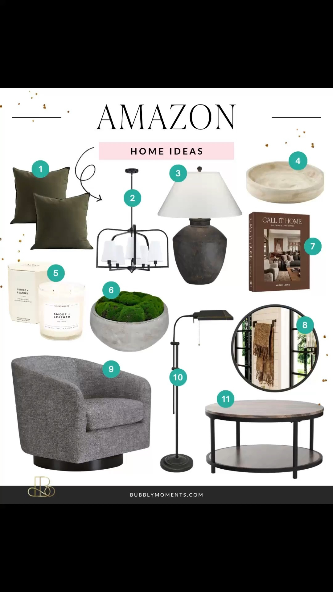 ✨ THE ULTIMATE AMAZON HOME DECOR HAUL ✨ If you are looking to refresh your living room, elevate an empty corner, or bring a cozy, designer aesthetic into your space, these viral Amazon home finds are an absolute must-see! Finding high-quality, luxury-looking interior pieces that fit a budget can be a challenge, but these highly-rated Amazon home decor items deliver on every level. From stunning accent furniture and modern lighting solutions to beautiful textiles and statement table styling pieces, this curation has everything you need to make your house feel like a curated home.

Whether you are doing a complete room makeover, styling a coffee table, or simply updating your space for the upcoming season, these pieces mix and match effortlessly to create an elevated, high-end look. The gorgeous neutral color palettes and rich textures make it incredibly easy to integrate these finds into any design style—from modern organic to transitional or classic contemporary. Every single item is chosen for its premium quality, beautiful craftsmanship, and incredible value.

Complete your space with cozy throw pillows, soft woven blankets, and ambient lighting like a classic table lamp or sleek wall sconces. Add life and depth to the room with realistic faux greenery, sophisticated wall art, a signature scented candle, and beautiful decorative bowls or glass displays. Don’t wait to upgrade your home aesthetic—these viral decor items are constantly trending and sell out fast!

Shop the entire space instantly by clicking the link in my bio, following me on the LTK app, or saving this post for your next Amazon home shopping spree! 🏡👇

#AmazonHome #AmazonFinds #HomeDecorIdeas #LivingRoomDecor #InteriorDesignInspo #AmazonMustHaves #CozyHomeVibes #ModernOrganic #HomeDecorHaul #DecorOnABudget #CoffeeTableStyling #AccentFurniture #HomeInspiration #RoomMakeover #LuxuryForLess #HouseGoals #AestheticHome #InteriorStyling #ThrowPillows #LightingDesign #FauxGreenery #WallArtInspo #LTKhome #LTKunder100 #LTKunder50 #LTKfinds #ShoppingHaul #AmazonDeals #CozyLivingRoom #ViralAmazon