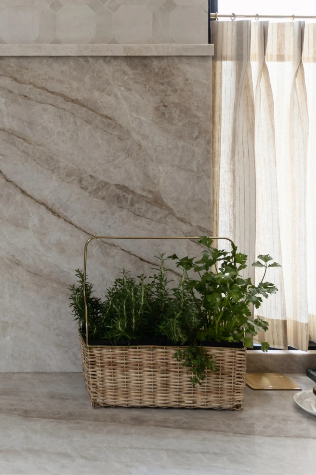Woven Cane Caddy Basket | THELIFESTYLEDCO