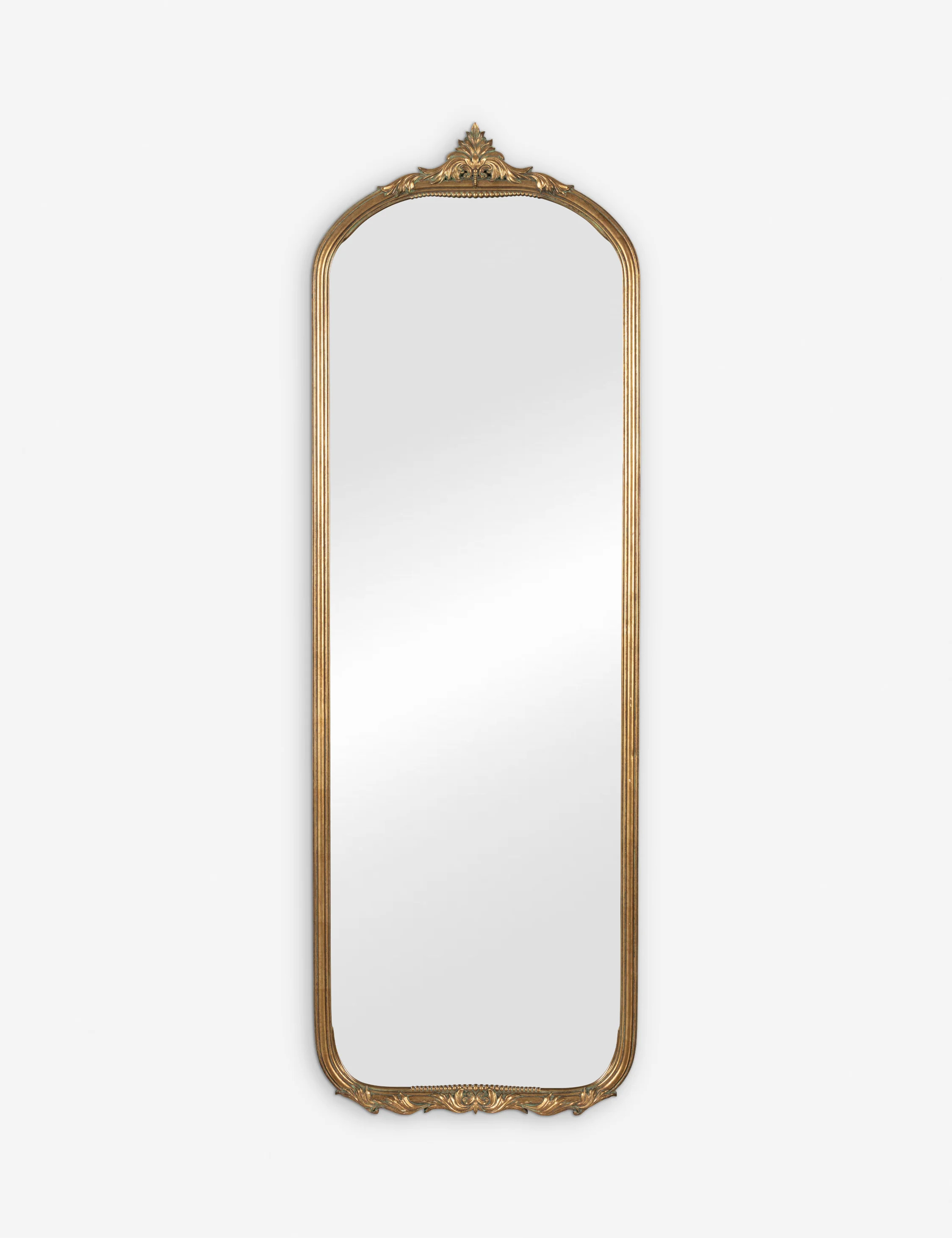 Mesnier Floor Mirror, Gold | Lulu and Georgia 