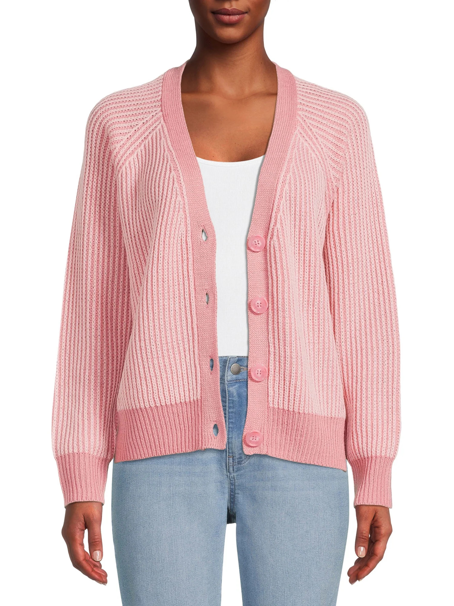 Time and Tru Women's Boyfriend Cardigan | Walmart (US)