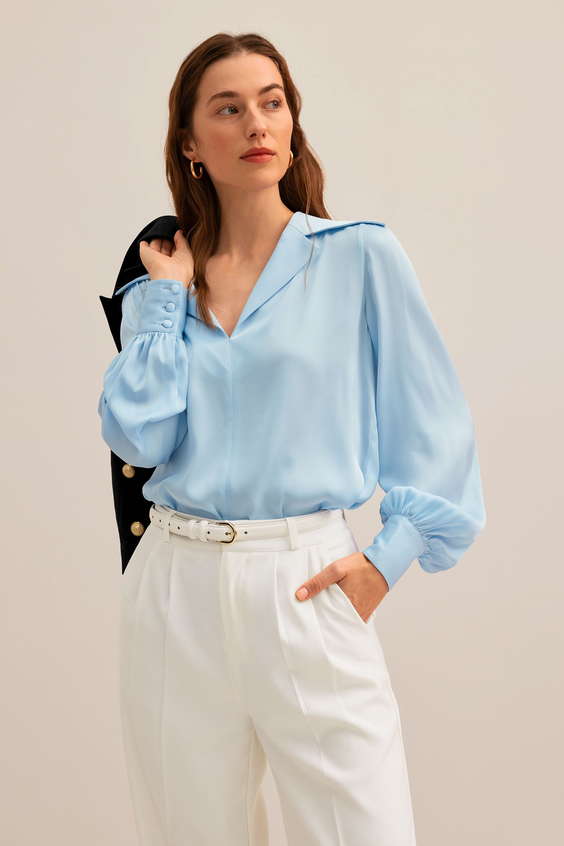Cervina Blouse | LILYSILK