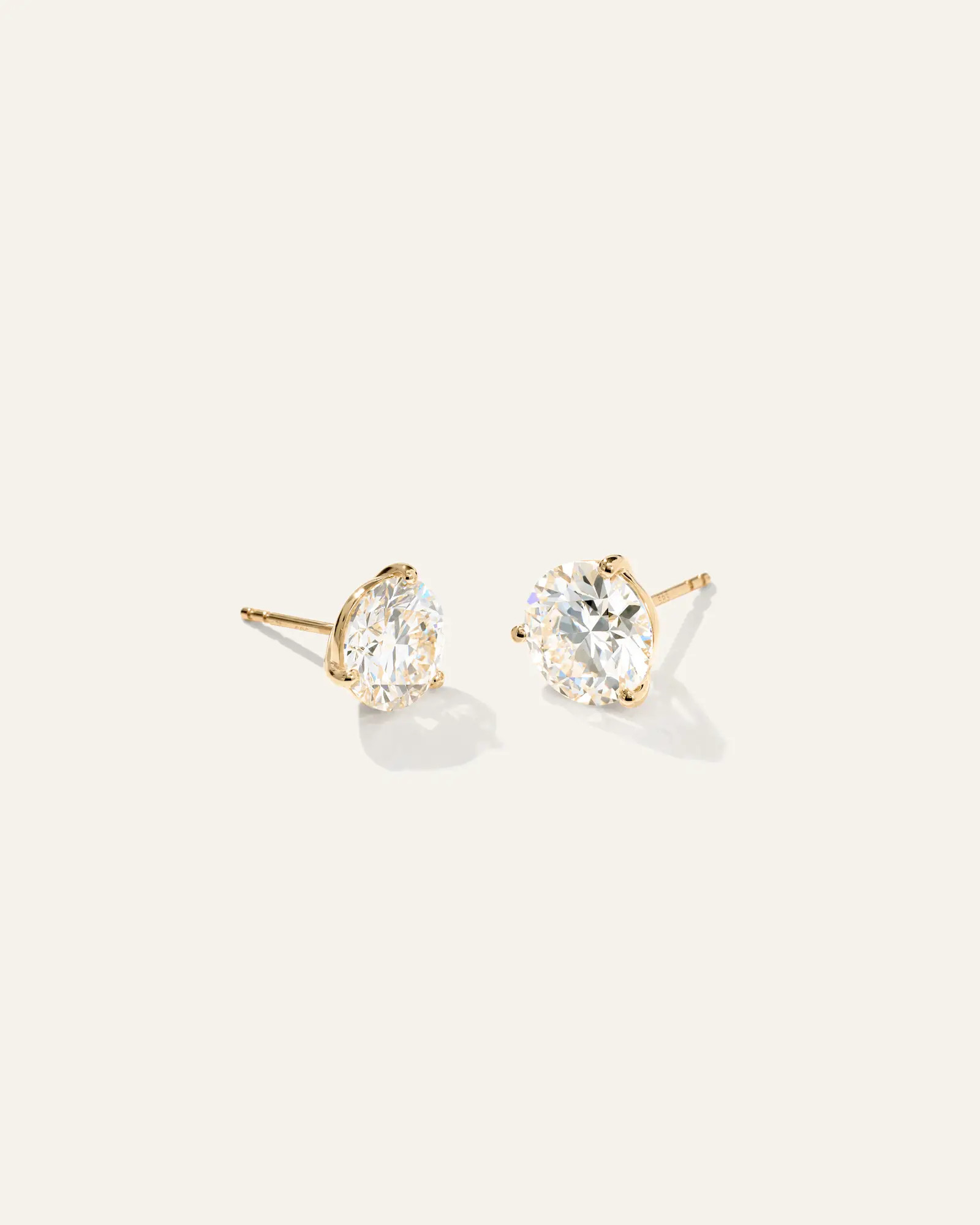14K Gold Lab Grown Diamond Martini Studs | Quince
