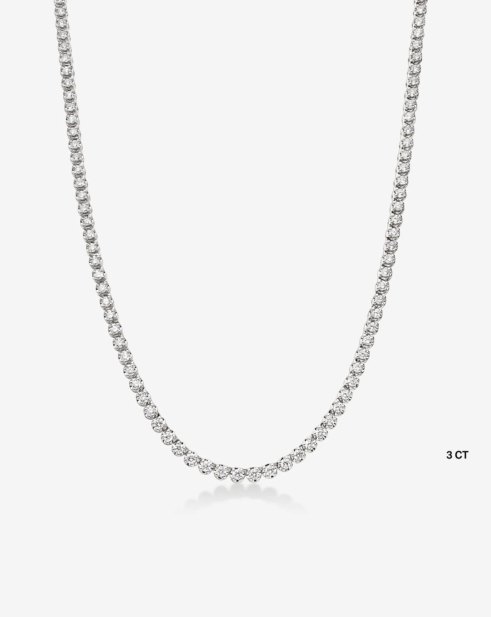Luxe Diamond Tennis Necklace | Ring Concierge