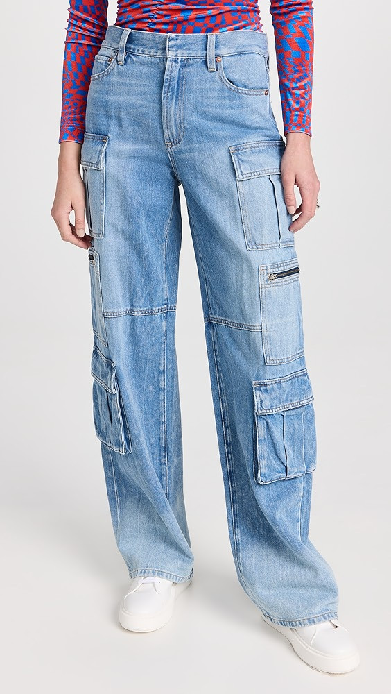 Cay Baggy Denim Cargo Jeans | Shopbop
