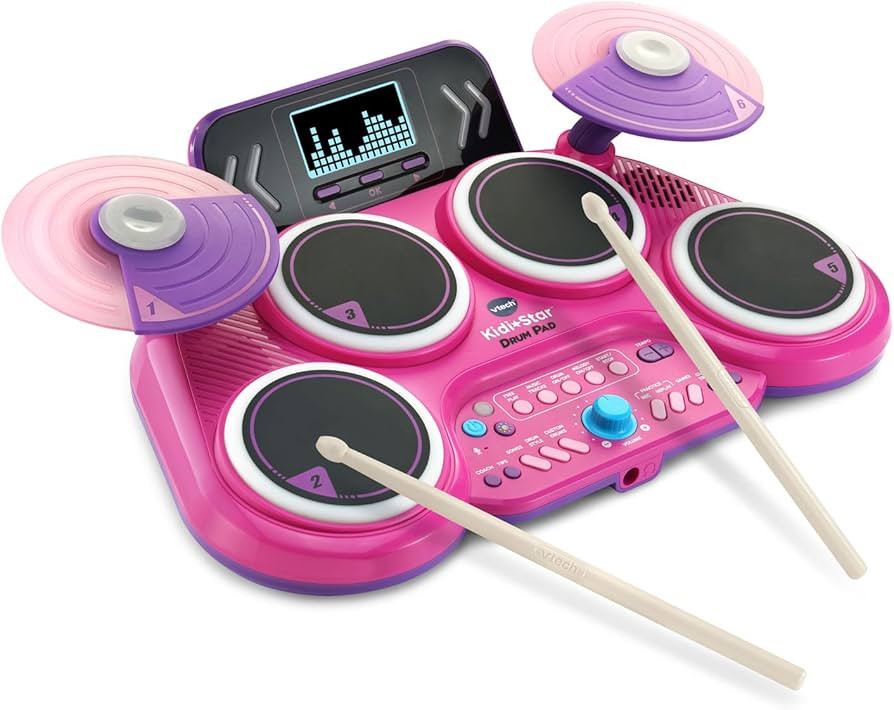 VTech Kidi Star Drum Pad, Pink | Amazon (US)