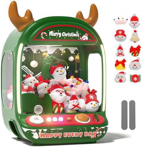 Skirfy Christmas Claw Machine for Kids, Holiday Toys for Girls Age 6+, Mini Arcade Game Vending M... | Amazon (US)