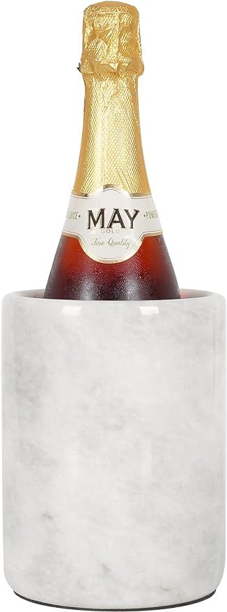 Radicaln Marble Wine Chiller TableTop White 5.5"x6.5" Inch Handmade Wine Cooler for Champagne - T... | Amazon (US)