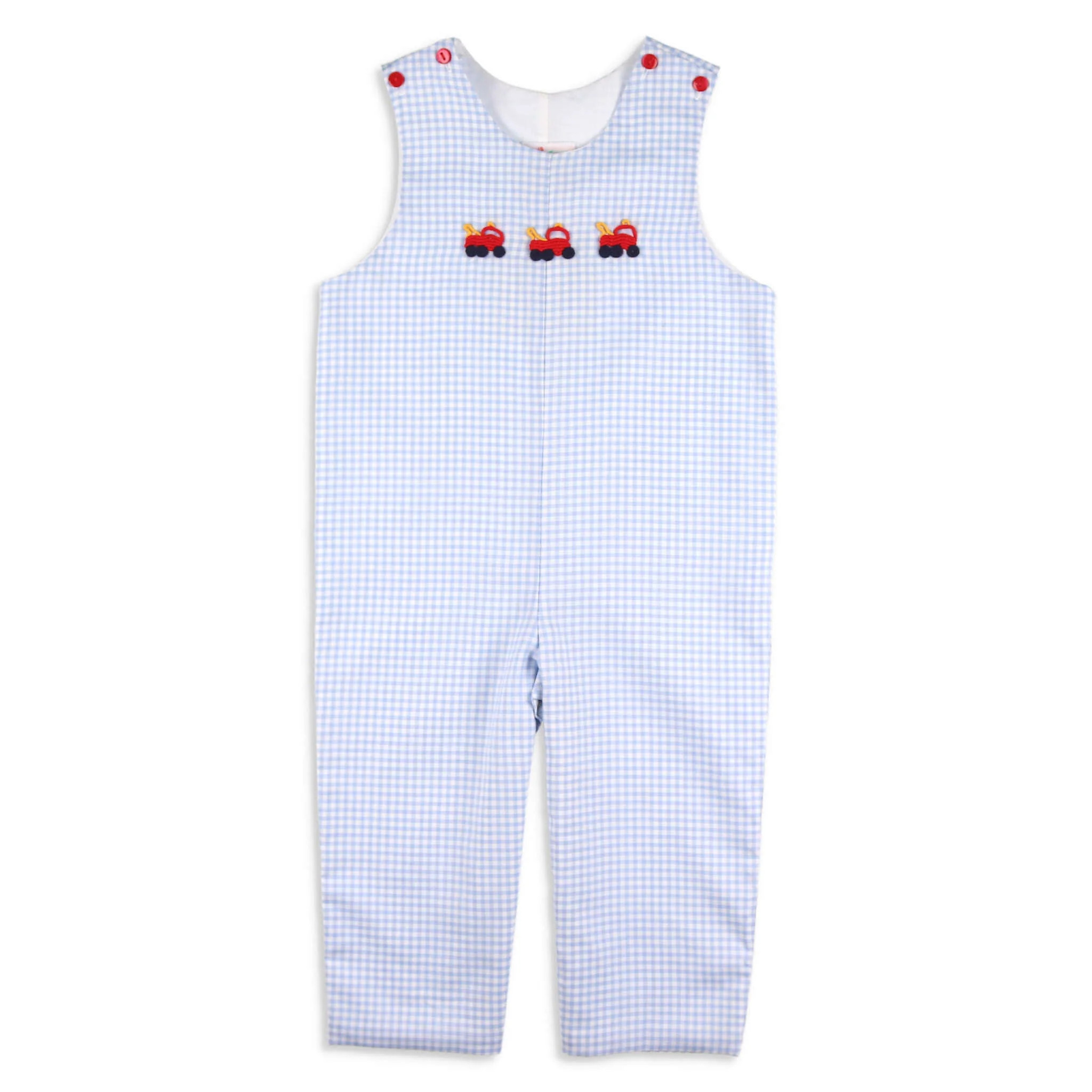 Boys Firetruck Longall - Shrimp and Grits Kids - Shrimp and Grits Kids | Shrimp and Grits Kids