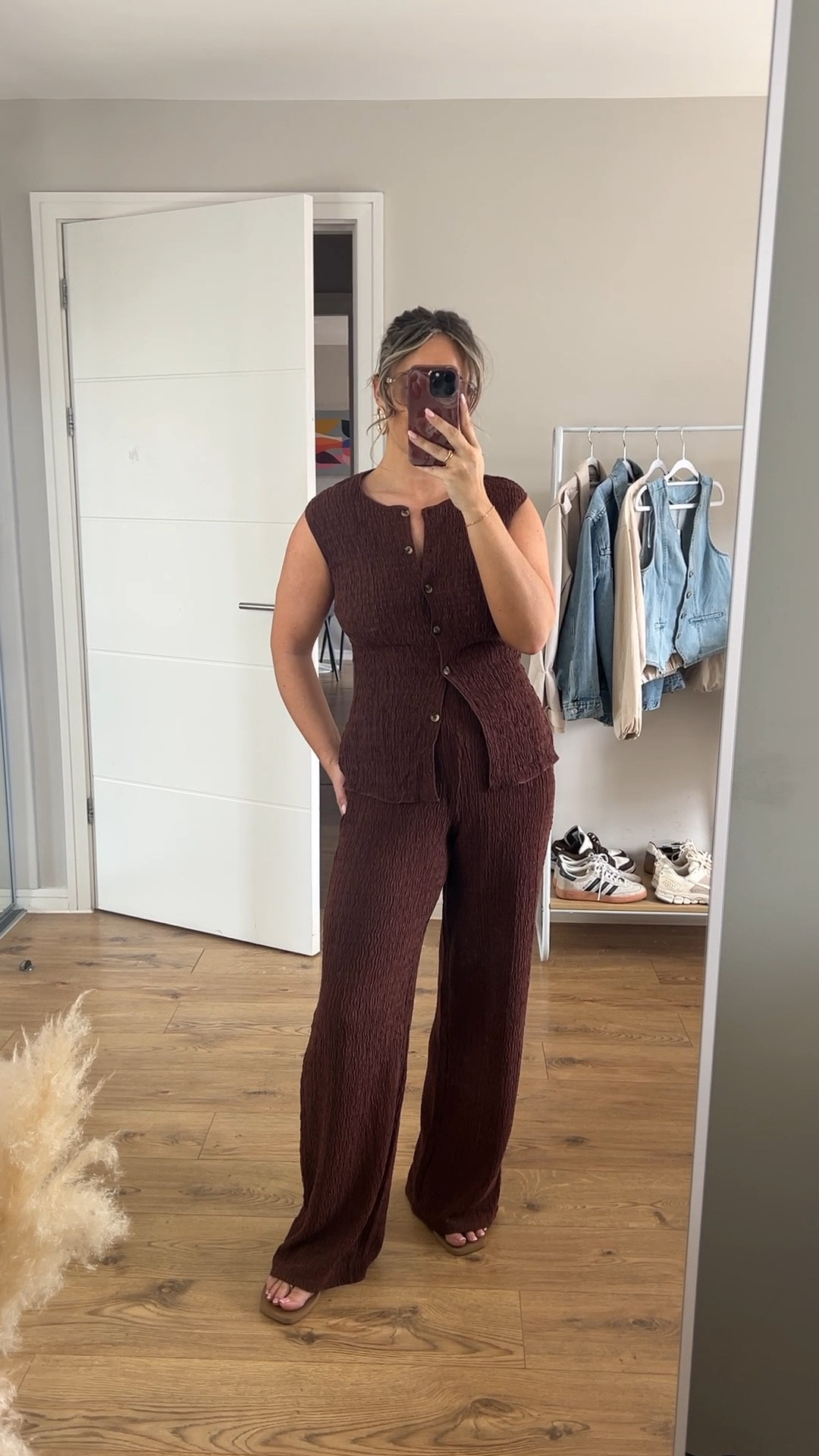 The perfect travel outfit 🤎 I’m wearing a size small in both! 

H&M currently have 15% off so it’s a bargain!

Airport outfit, co-ord, loungewear, comfy outfit 

#LTKuk #LTKsale #LTKtravel