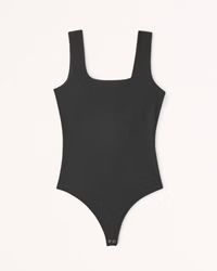Soft Matte Seamless Squareneck Bodysuit | Abercrombie & Fitch (US)