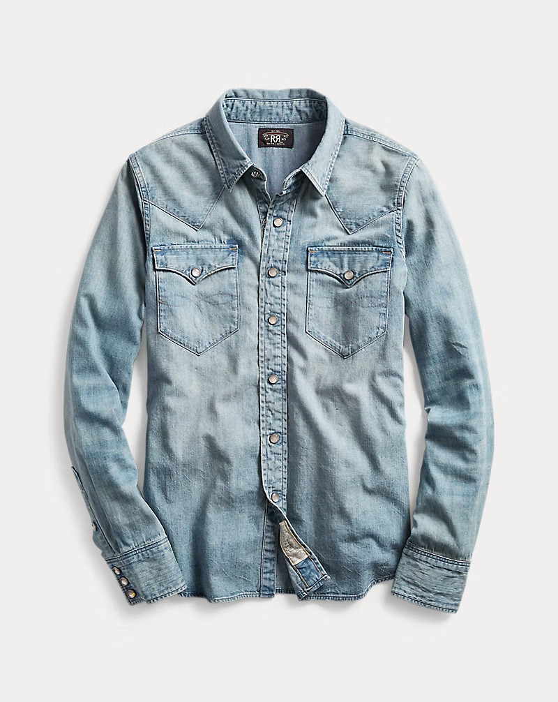 Indigo Denim Western Shirt | Ralph Lauren (UK)