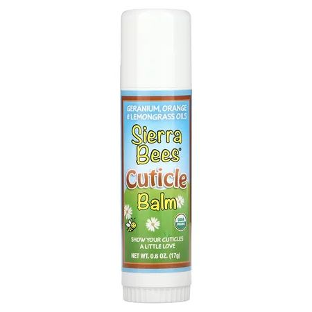 Cuticle Care Balm Stick Geranium Orange & Lemongrass 0.6 oz (17 g) Sierra Bees | Walmart (US)