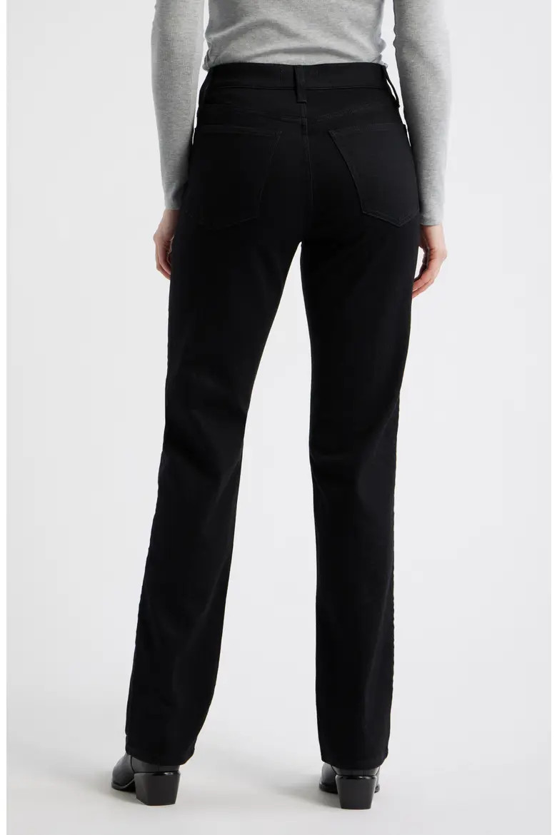 The Longline Straight Leg Jeans (Women) | Nordstrom | Nordstrom