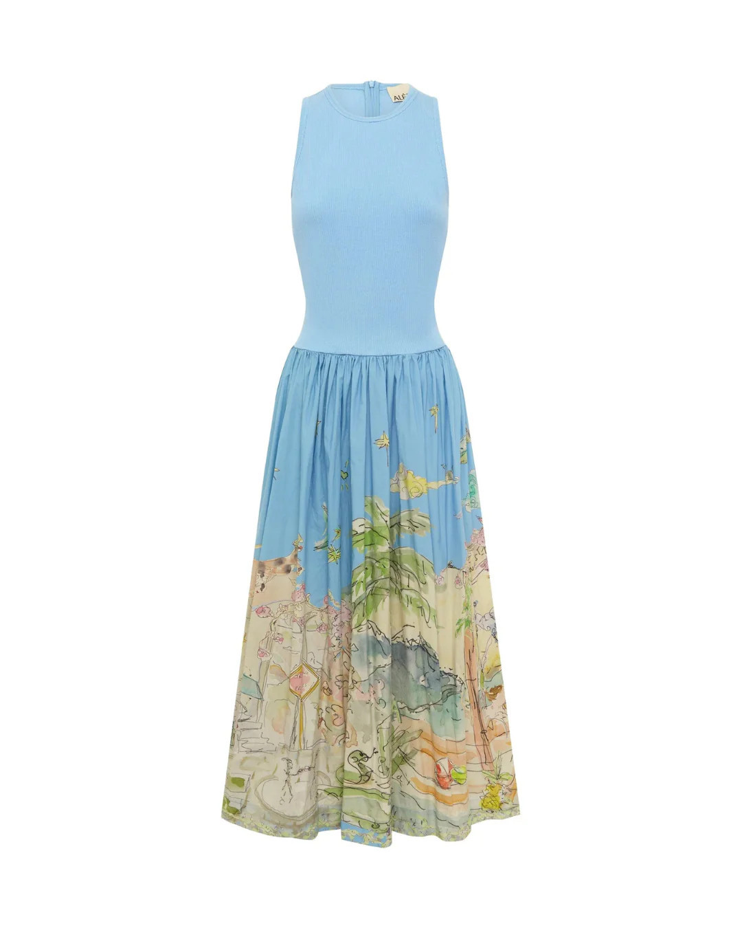 ANOUK TANK MIDI DRESS SKY BLUE / 8 | FEBE Clothing