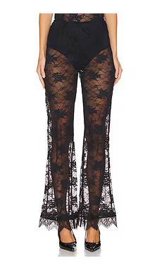 Oseree Soft Lace Pants in Black from Revolve.com | Revolve Clothing (Global)