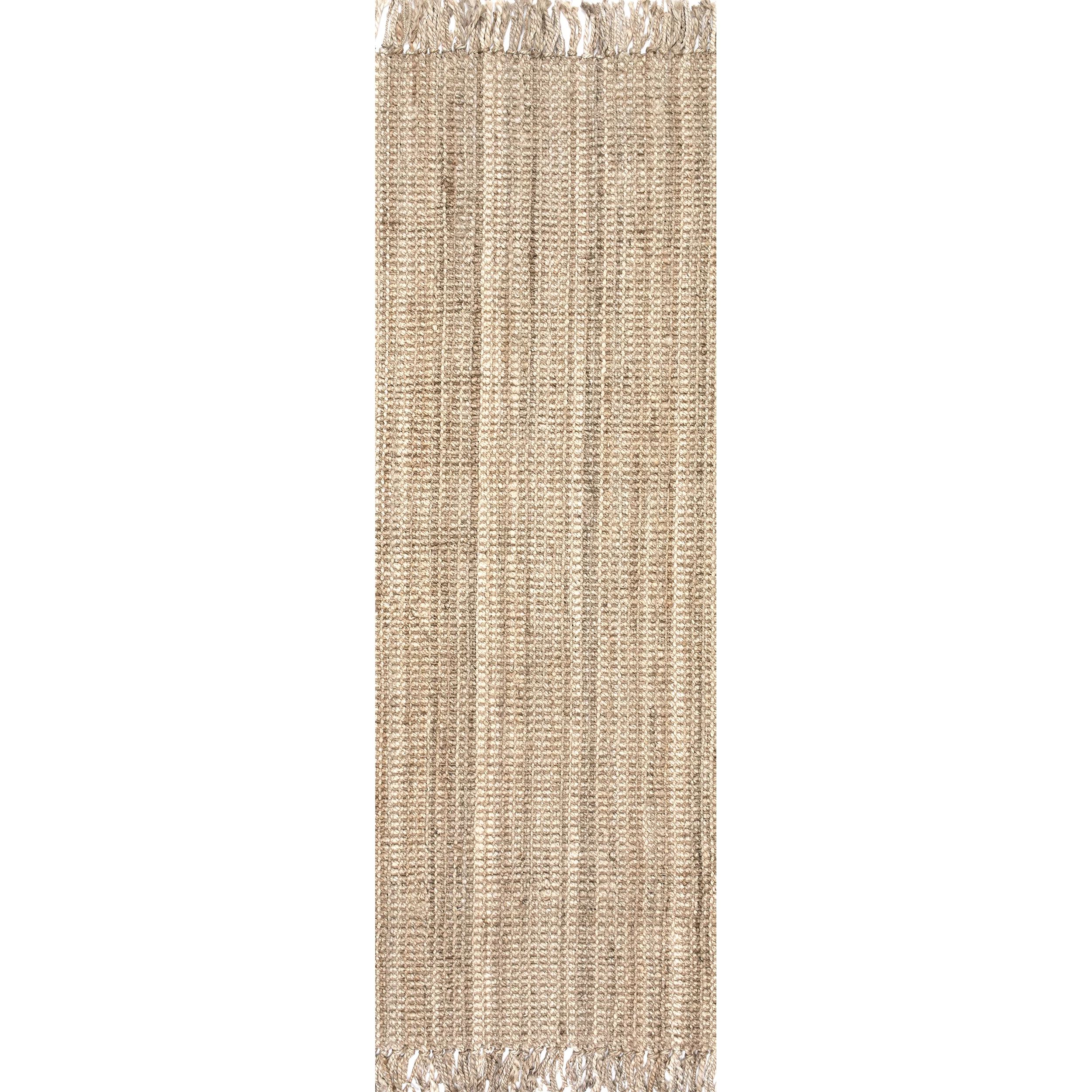 nuLOOM Daniela Farmhouse Chunky Jute Runner Rug, 2' 6" x 10', Natural - Walmart.com | Walmart (US)