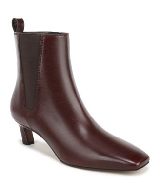 Sam Edelman Women's Peony Pull-On Short Boots - French Burgundy Woven | Macy's
