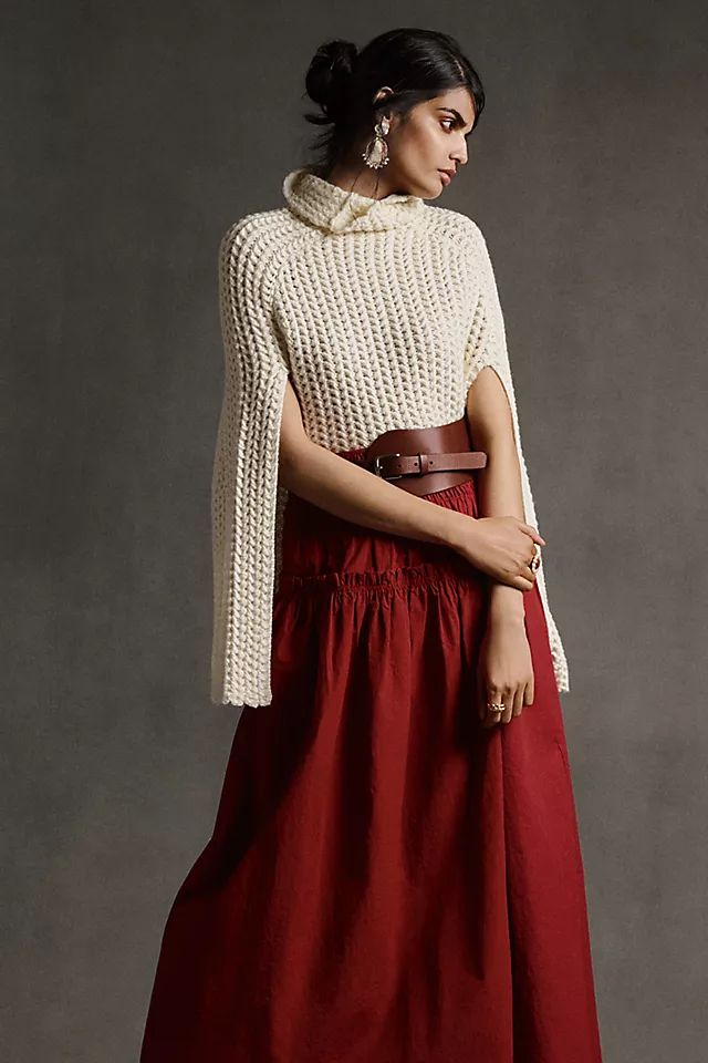 Bell-Sleeved Poncho | Anthropologie (US)