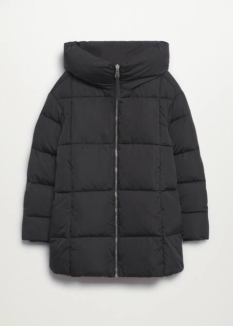 Hood quilted coat | MANGO (UK)