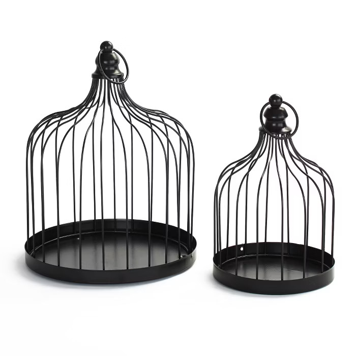Lakeside Farmhouse Cloches - Display Stands for Candles, Ornaments - Set of 2 | Target