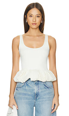 The Line by K Fern Top in Vanilla from Revolve.com | Revolve Clothing (Global)