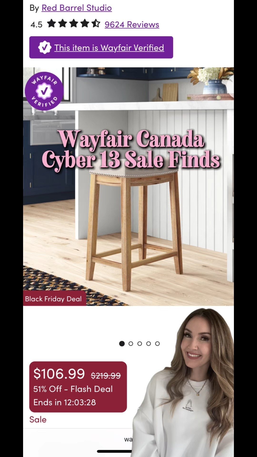 It’s Black Friday and here is a little sneak peek of some of the items you can find in the Wayfair Canada Cyber 13 sale. 

Linking some beautiful finds for your living room, bedroom, kitchen, bathroom, nursery and beyond. 

Wayfair Canada’s Cyber 13 sale is here with up to 80% off all things home and fast shipping, November 20-December 2, 2025! Here are some of my top picks. @wayfaircanda #WayfairCAHome #WayfairCAPartner 

#LTKHome #LTKSaleAlert #LTKCyberWeek