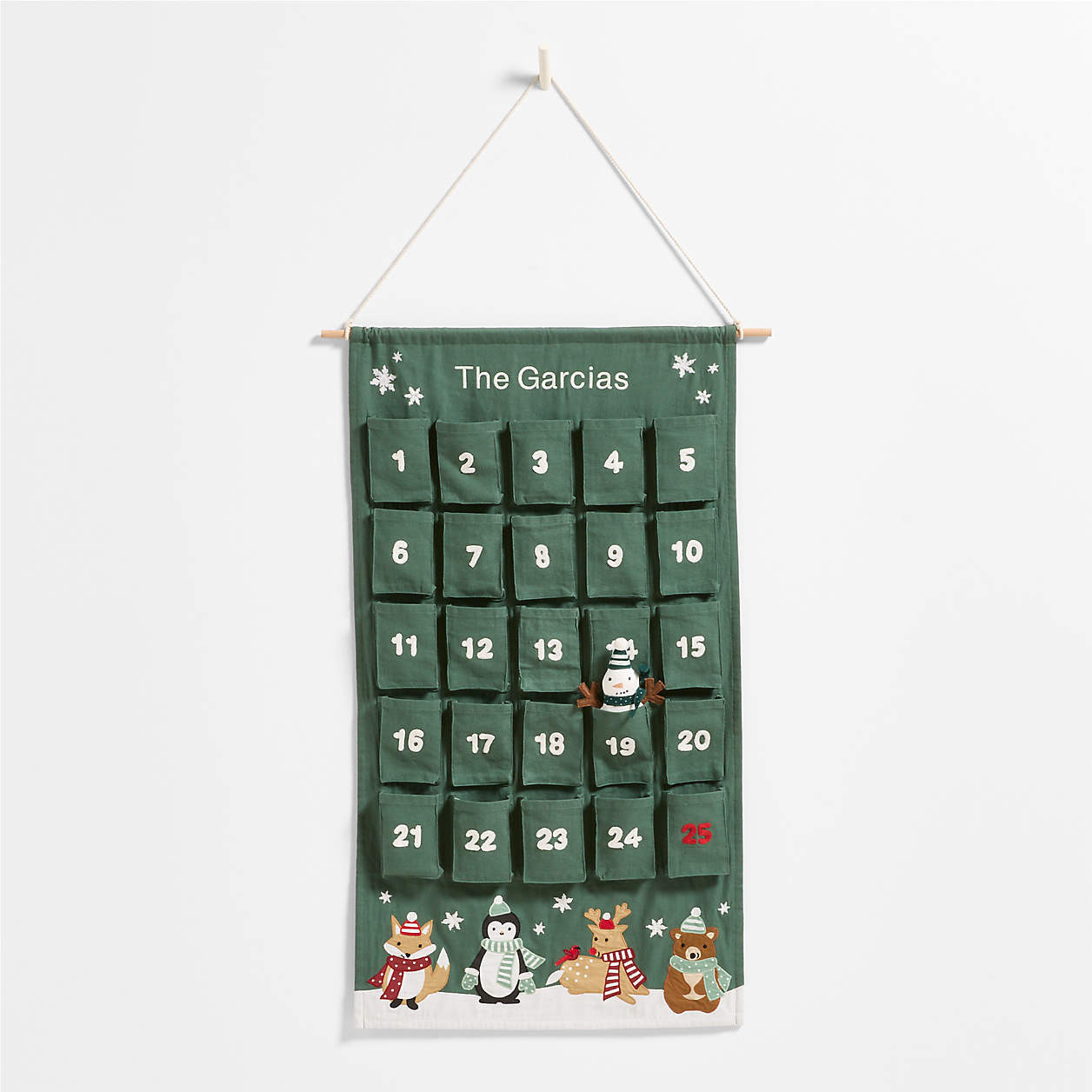 Animal Advent Calendar by Joan Anderson + Reviews | Crate & Kids | Crate & Barrel