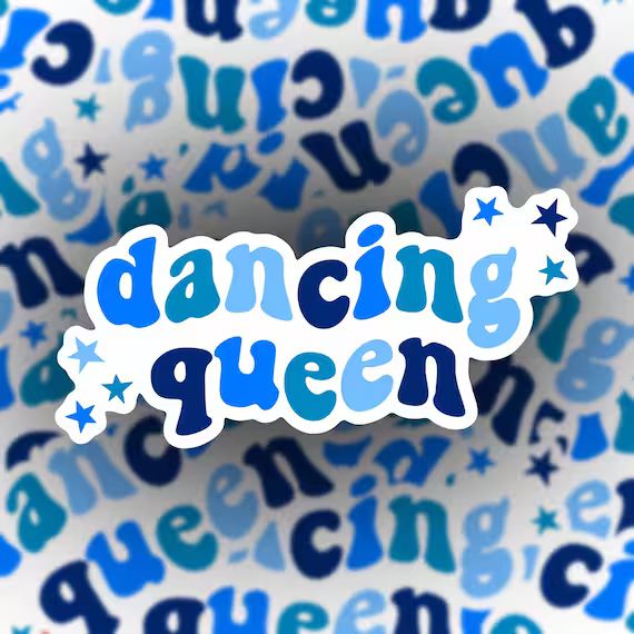 Dancing Queen Mamma Mia Sticker Decal - Etsy | Etsy (US)