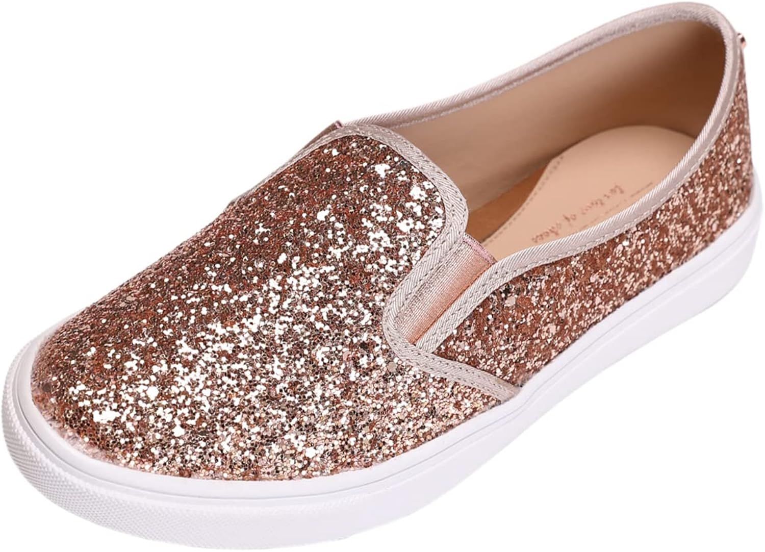 FEVERSOLE Women's Fashion Slip-On Sneaker Casual Flat Loafers | Amazon (US)