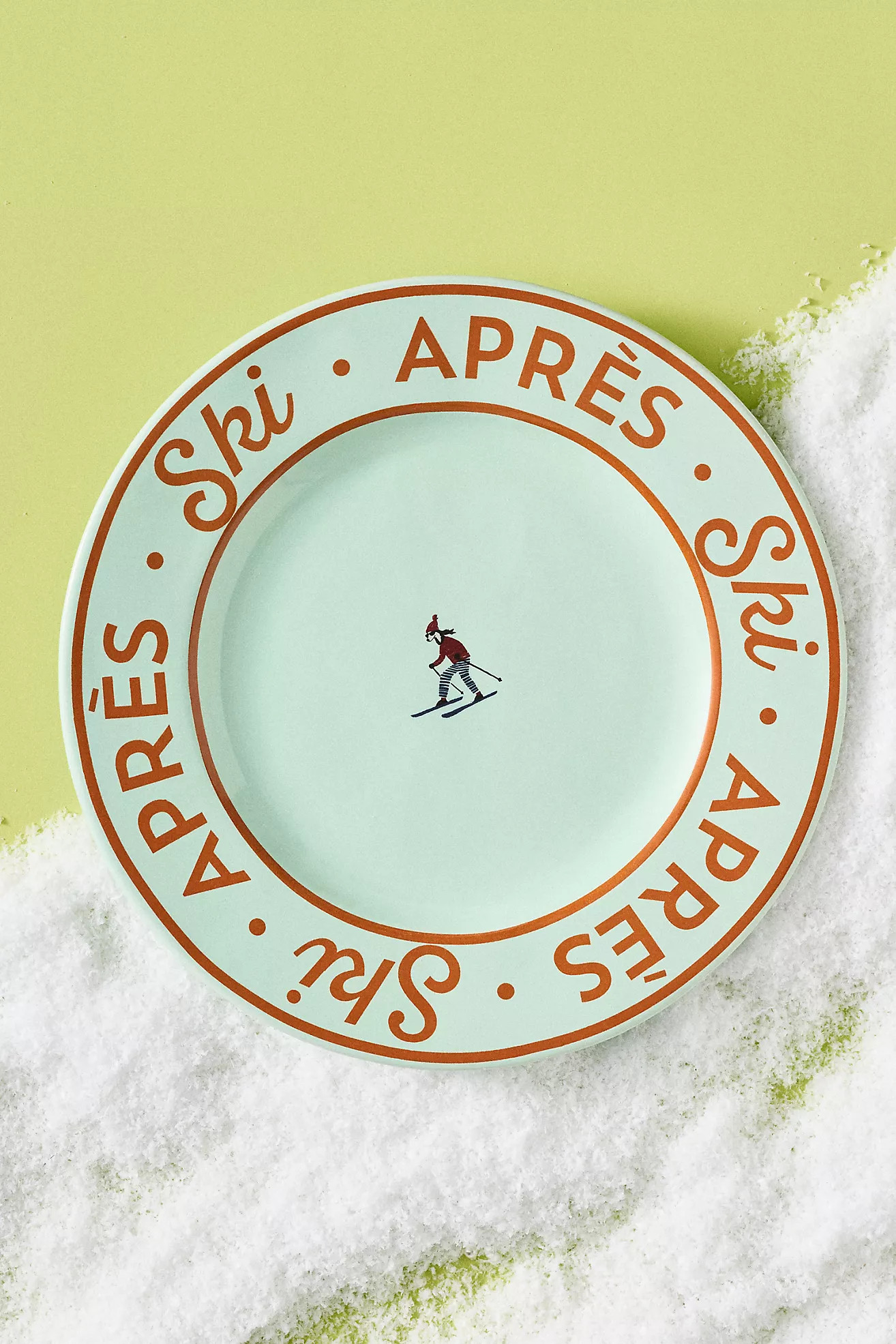 Apres Ski Stoneware Dessert Plate | Anthropologie (US)