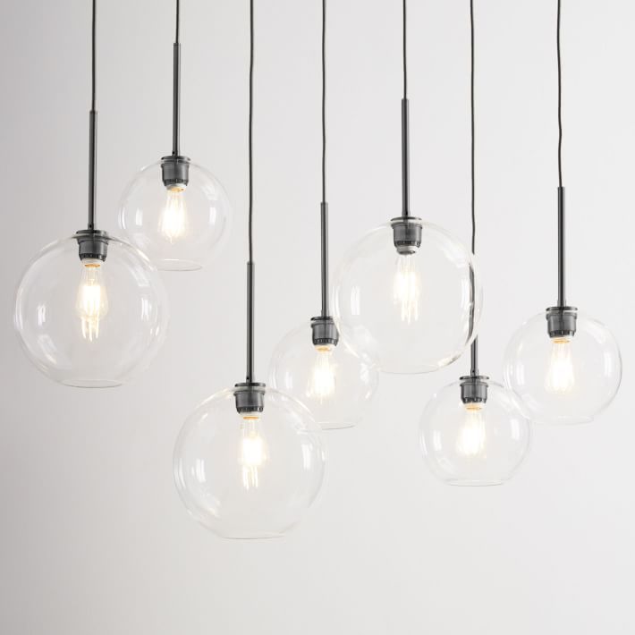 Sculptural 7-Light Globe Chandelier | West Elm (US)